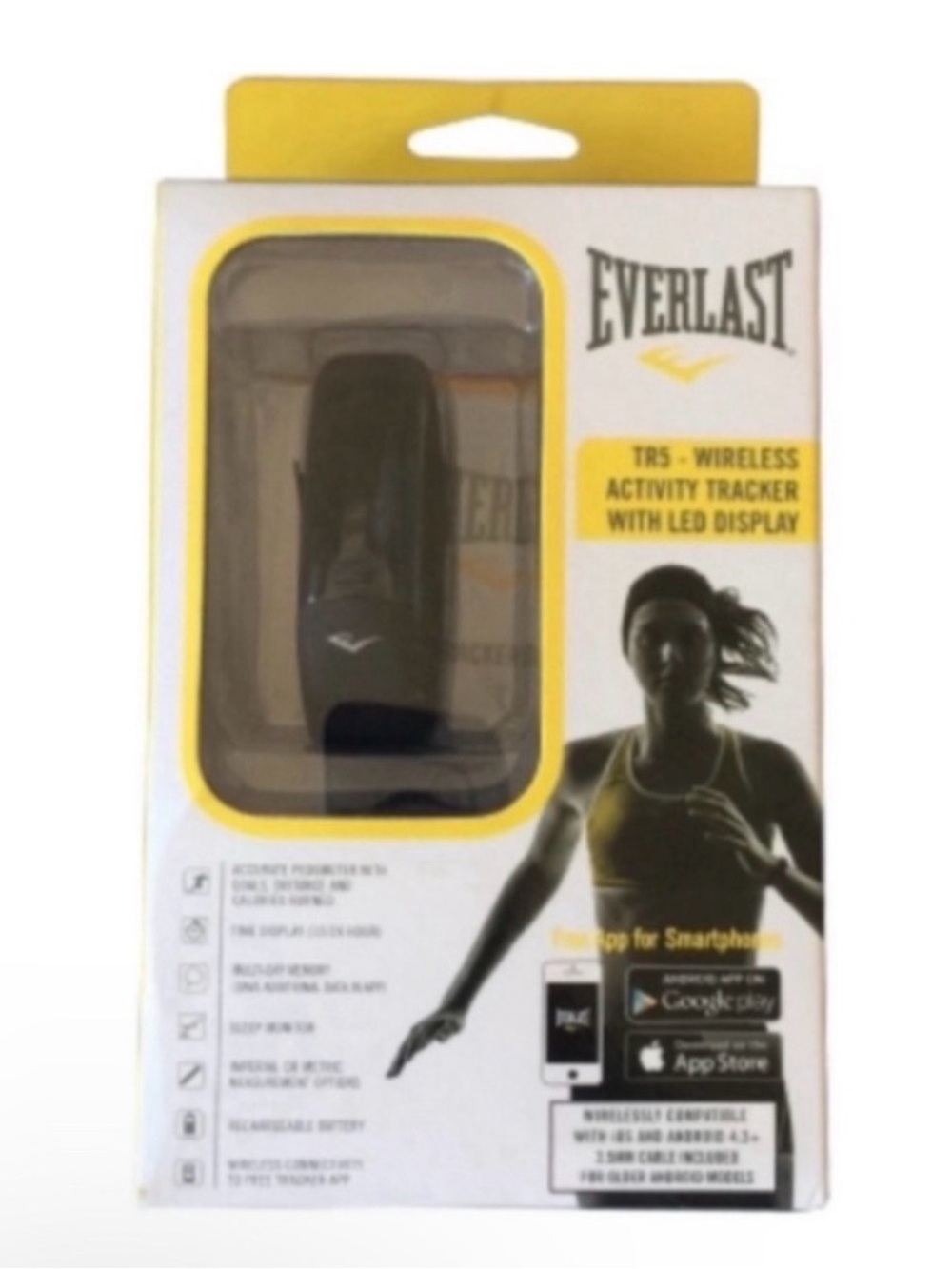 EVERLAST TR5 Fitness Sleep Activity Tracker Wireless LED Watch Pedometer NWOT - Picture 3 of 14